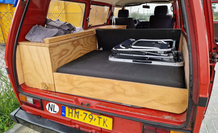 Nostalgische Volkswagen camper om mee op pad te gaan