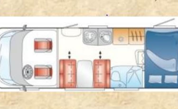 LMC A694 G ALCOOV 6 persons