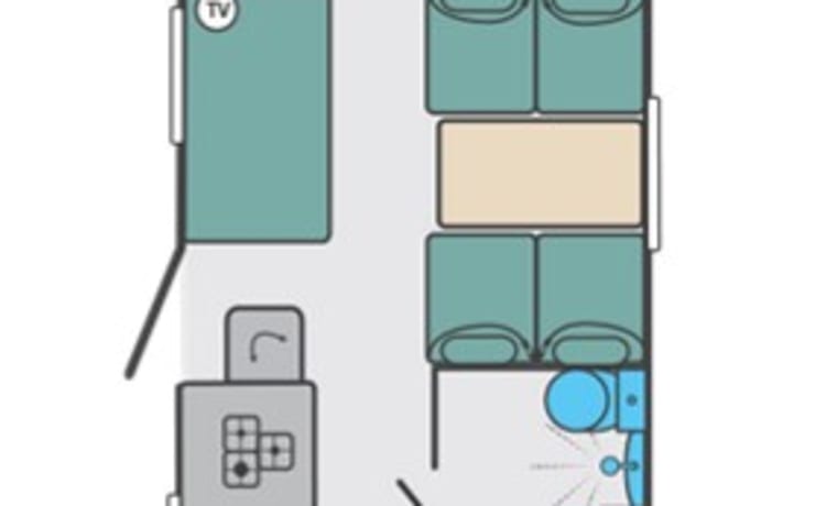 Eddie – Camper familiare di lusso Swift 486 nuovissimo