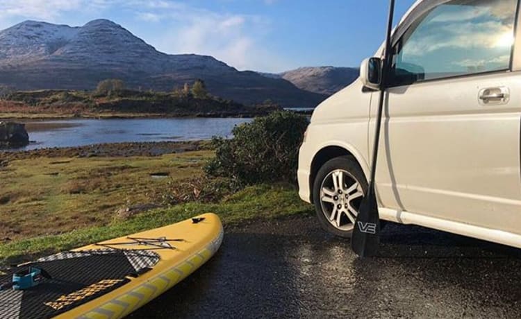 Uitgebreide verzekering voor 5 personen automatische campervan