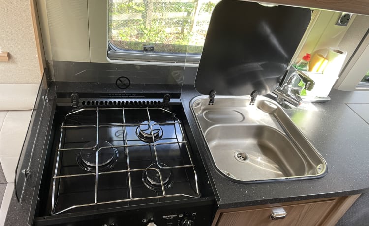 Our home away from home  – 4 berth Swift bus from 2018