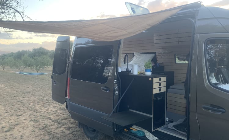 Lizz – Off-grid Mercedes buscamper 