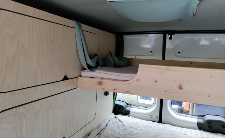 Ben the Van – Off-grid campervan geschikt voor familie met kleine kinderen 