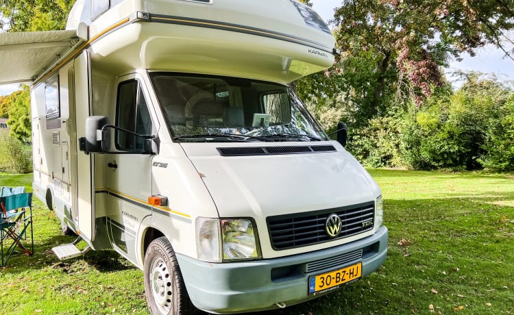 Perfect family camper with bunk bed