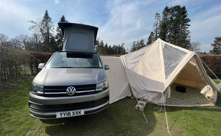 4 berth Volkswagen bus from 2018