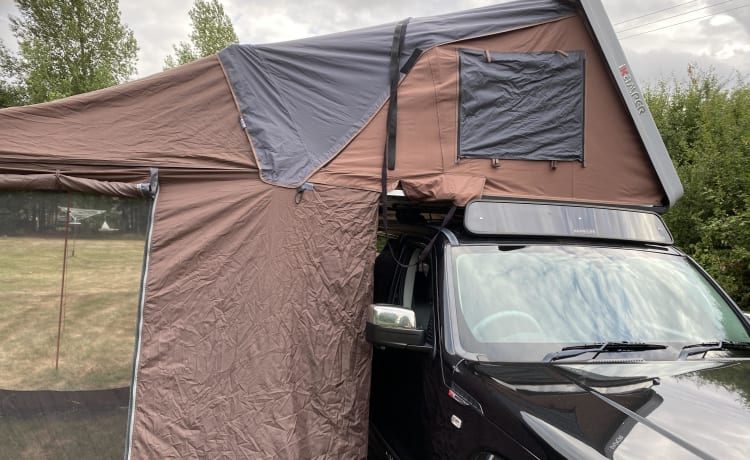 Butch – Butch notre machine de camping terrestre hors réseau. Assurance incluse.