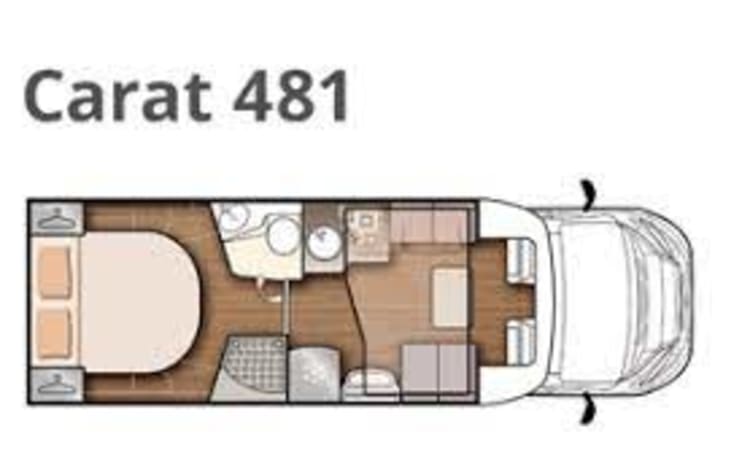 Zo goed als nieuwe MC Louis 481 Semi integraal te huur