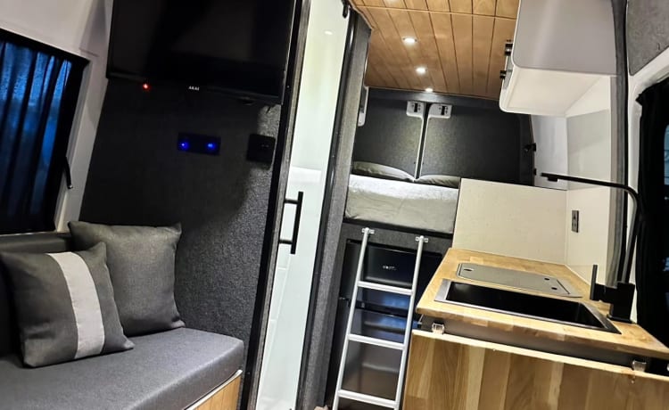 3 berth professionally converted high spec camper.