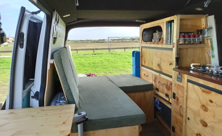 JoeJoe – Volkswagen Campingbus mit Aufstelldach