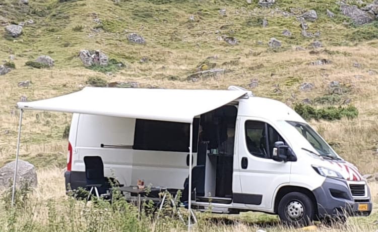 Cozy, very complete bus camper