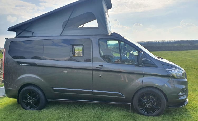 2020 Ford Transit Custom Camper voor kamperen op of buiten het elektriciteitsnet