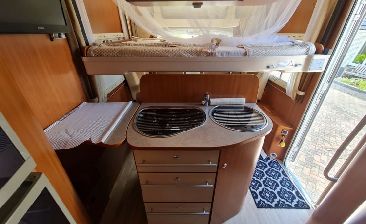 Prachtige luxe 4 pers camper 