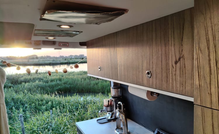 July – Unique Off-Grid Bus Camper - Luxurious, Spacious and Fully Self-Sufficient!