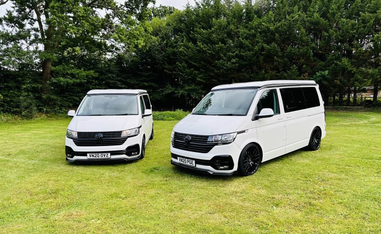 4 berth Volkswagen Transporter campervan from 2020