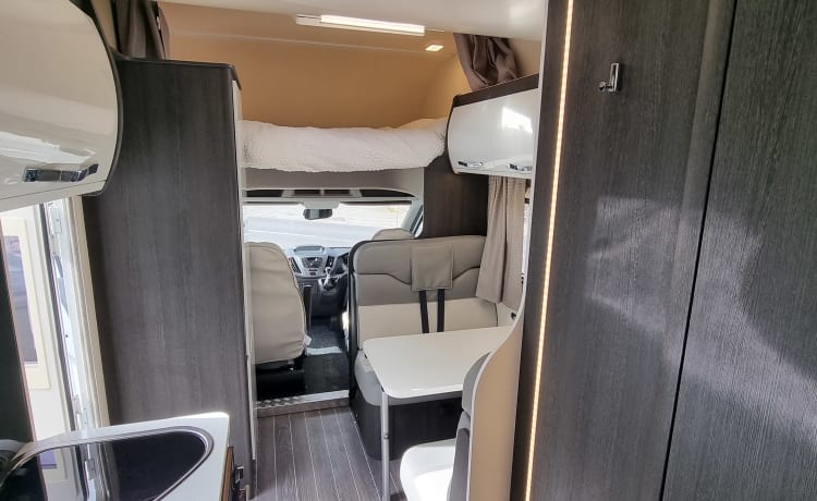 3 Double Beds nc500 motorhome – 6 berth Roller Team semi-integrated from 2019