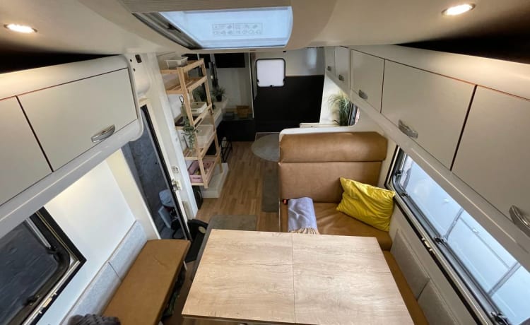 Zelf bouw – Spacious alcove mobile home