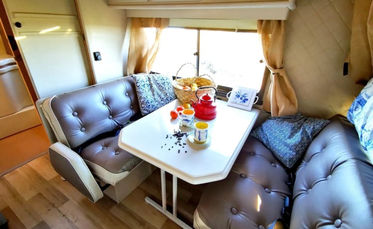 Rent a Campervan Blue CLassics ‘s Le Voyageur