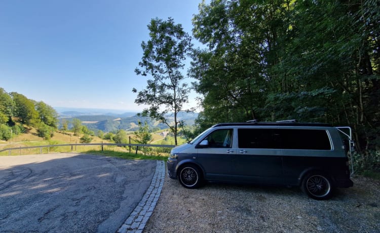 Matilda – Avontuur overal in mathilde de volledig uitgeruste vw-camper