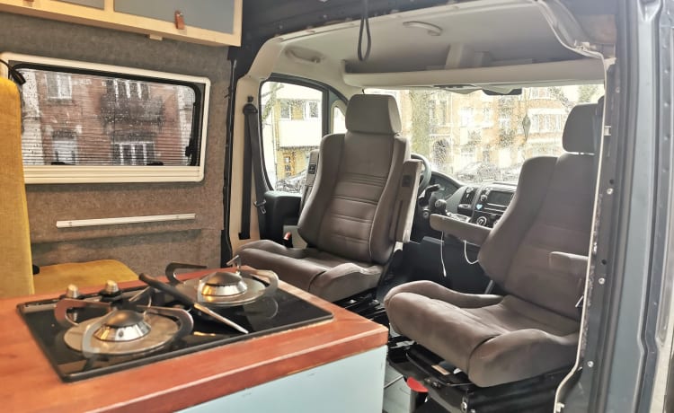 Wilfried – 4p self-build Fiat campervan from 2017