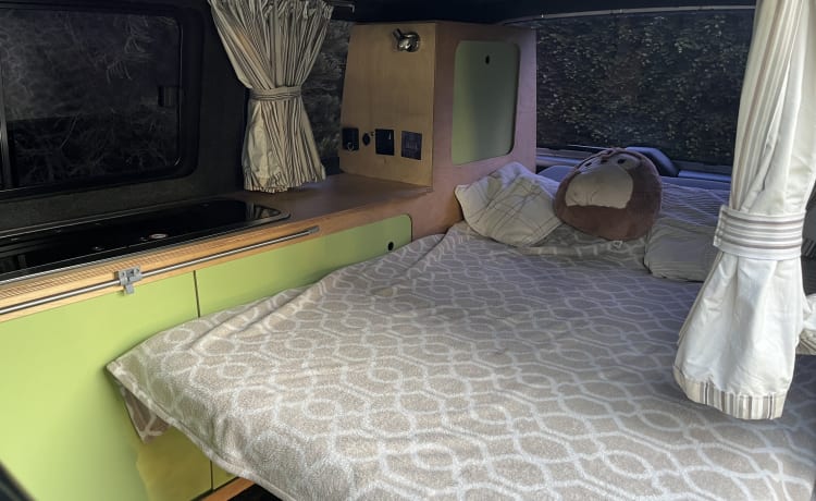 Polly – 2 berth Volkswagen Transporter campervan from 2007