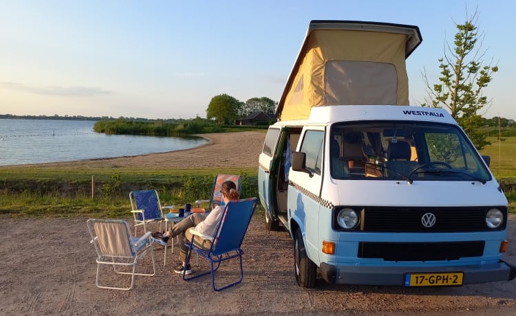 Stitch – Camping-car Volkswagen Westfalia rétro 5p de 1982 Stitch