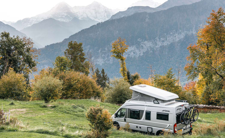 Fijnja – Luxe 4 pers. Camping-car Pössl avec toit relevable à partir de 2019