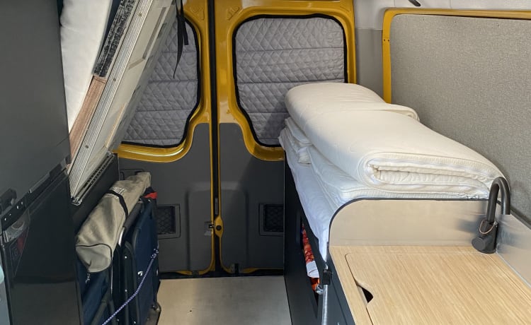 Robuste VW Crafter 4 personnes Euro5 <6m