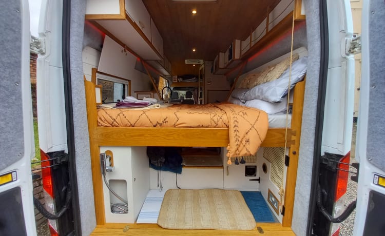 Oakie – Camper a 3 posti letto, spazioso e bellissimo, unico nel suo genere