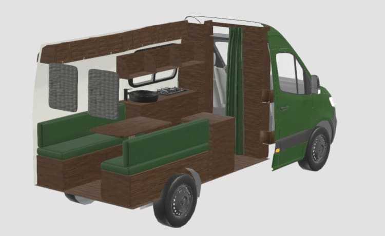 Odin – 2p Mercedes-Benz campervan from 2014