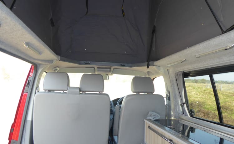 Ruby – Luxury modern Volkswagen Automatic 4 Berth Campervan fully equipped 