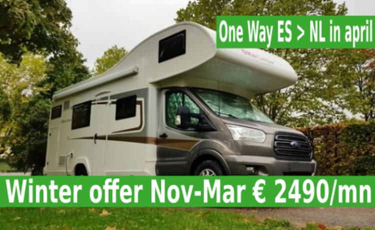 Alcove 6P nice and large and luxurious, 2017 model