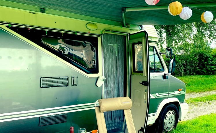 Barry de Camper – Fiat Hobby 600 - volledig ingericht op vakantie vanaf €  98 . - Goboony