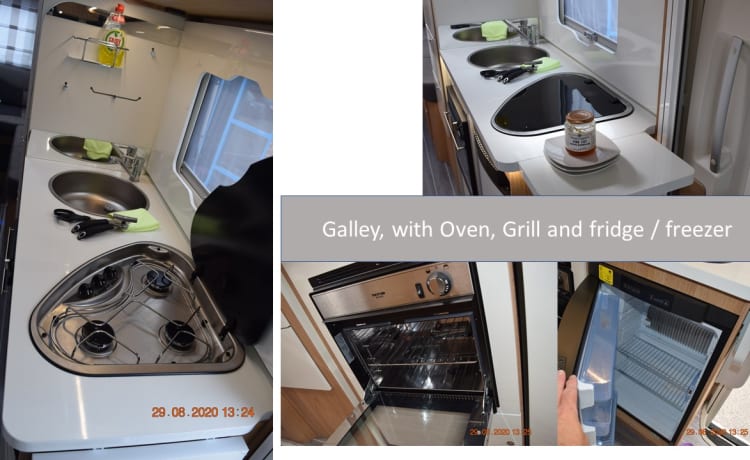 Baker's – 2020 Rollerteam 747, luxe 6-persoons camper