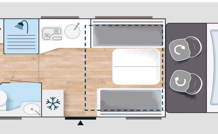 Camper4Fun – *** Un tuttofare semi-integrato con tutti i comfort ***
