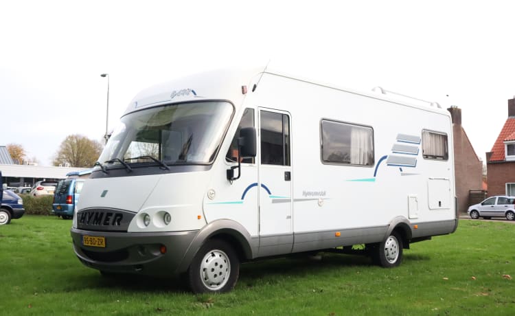 Hymer fiat 230  – 6 presses Hymer intégrées à partir de 2000