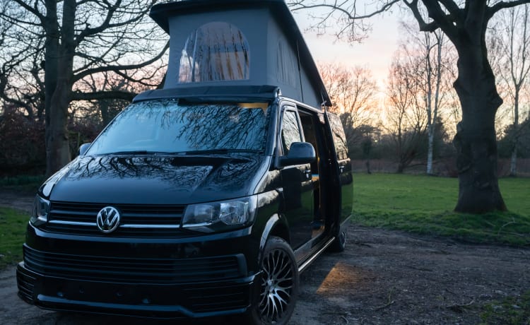 Black Beauty  – Volkswagen T6 Trendline LWB Wohnmobil