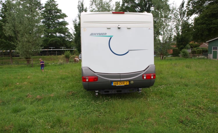 Spacious and family-friendly Hymer 644 GT motorhome