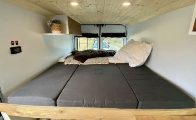 Renault Master self-build offgrid camper van