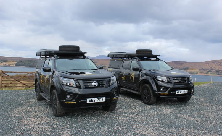 Highland Overland - Shackleton  – Overland Trucks à louer dans les Highlands écossais (aéroport d'Inverness)