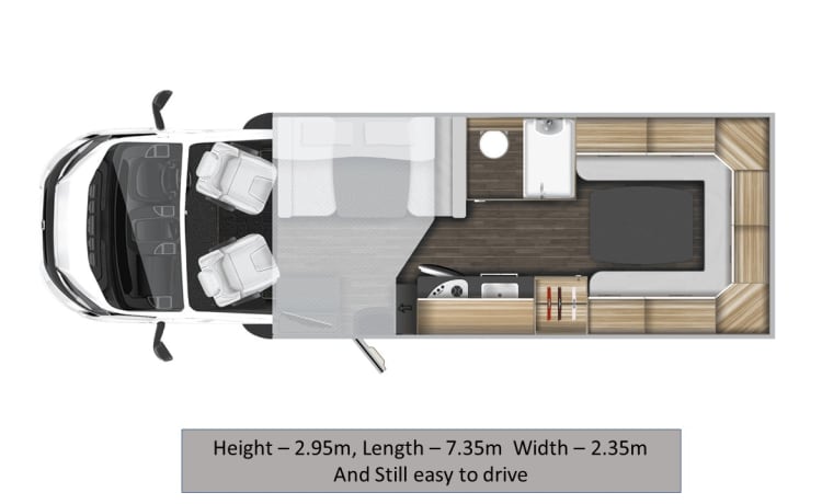 Baker's – 2020 Rollerteam 747, luxe 6-persoons camper