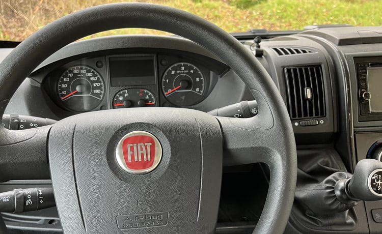 Camping-car 4 personnes (alcôve) l Fiat XGO Dynamic 20 à partir de 2019