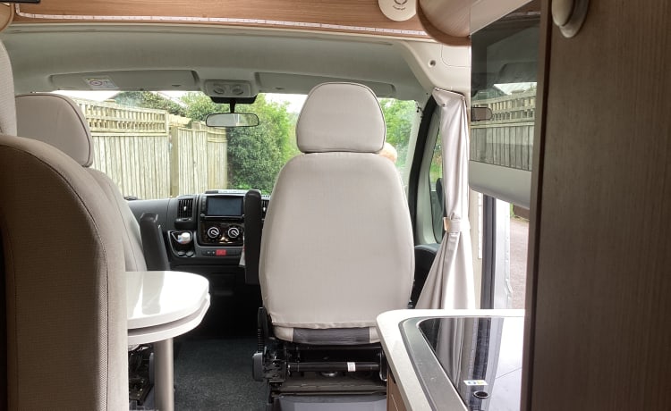 Our van  – 2 Berth adria  Sunliving motorhome . Very low mileage 