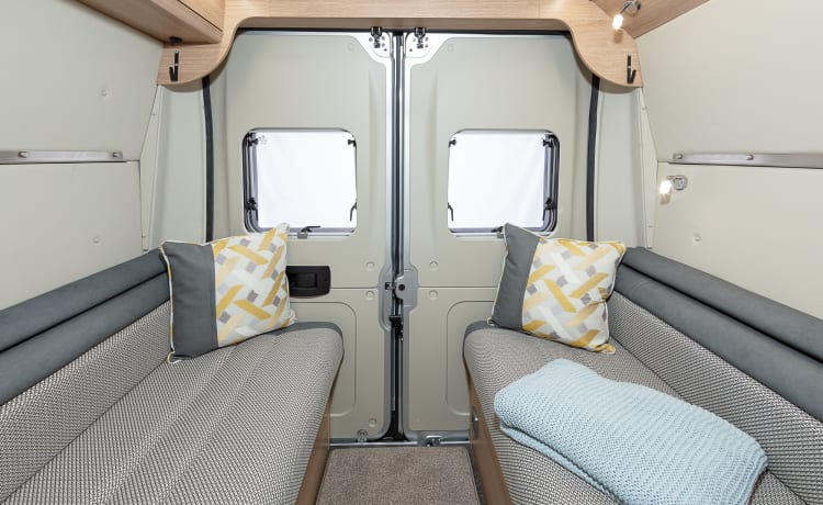 2-4 berth 2023 model deceptively spacious campervan