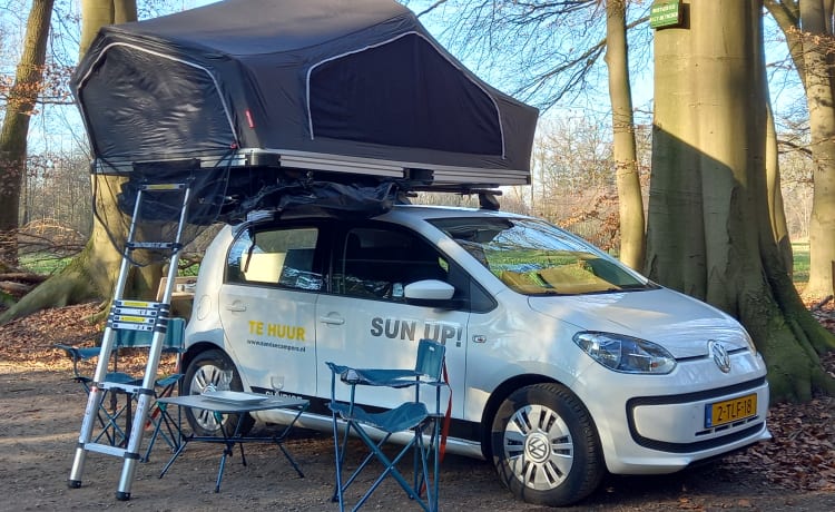 SunUp! – Cool!!.. An adventure with the smallest camper in NL??