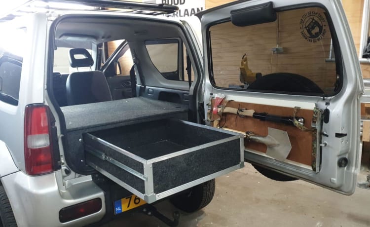 4x4 met Daktent voor 2 personen