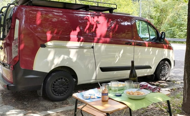 Furghi – Camperized Van with habitable Deck