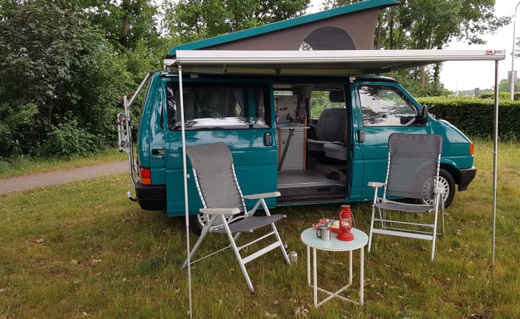 Greenhouse! – Go on an unforgettable road trip with this T4 Westfalia!