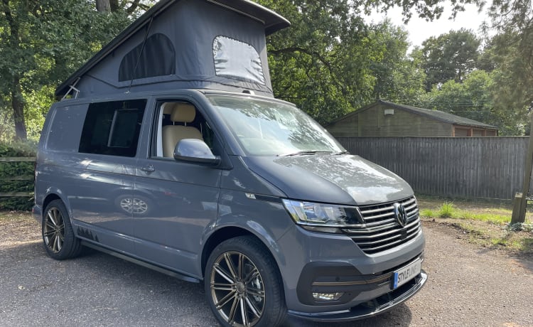 Grey manual – 4 berth Volkswagen campervan from 2022