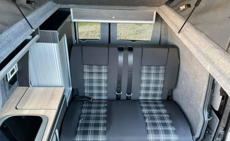 Bentley  – Gorgeous Blackberry VW T6 Campervan with Starlight Ceiling 