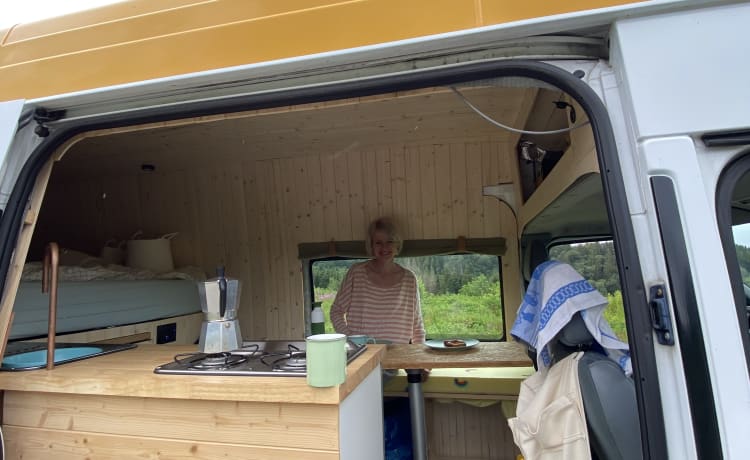 Skippy – Gezellige zelfbouwcamper - Skippy the Van